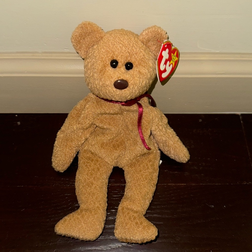 ULTRA RARE vintage beanie baby Curly!!